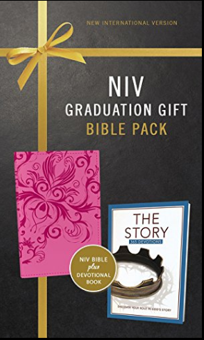 Two book graduation set - Bible plus devotional
