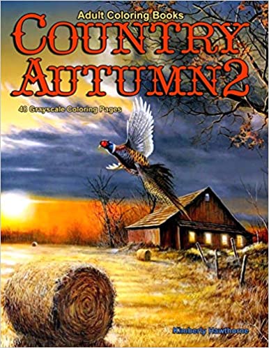 Country Autumn Coloring Book for Adults