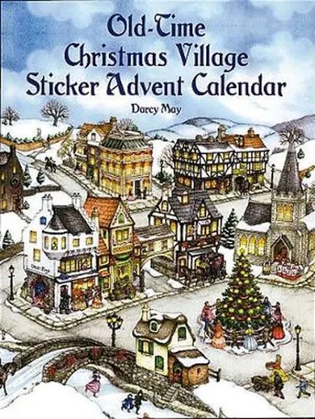 Old-Time Christmas Village Sticker Book